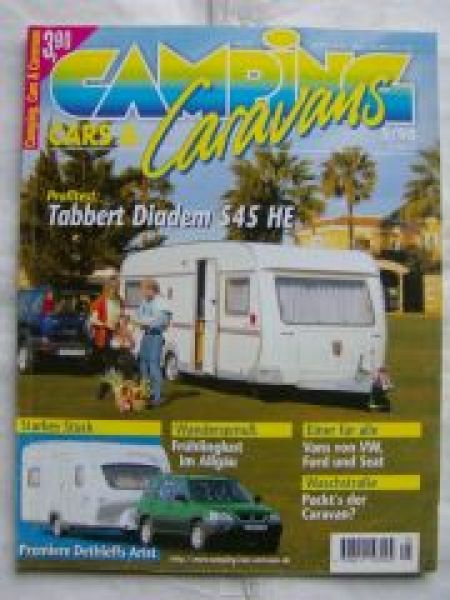 camping cars & caravans 5/1998 Dethleffs Arist, Tabbert Diadem 5