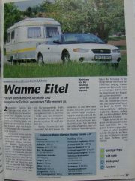 camping cars & Caravans 7/1998 Audi A8,Eriba-Touring Triton BSA