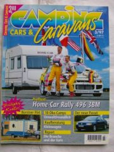 camping cars & caravans 3/1997 Homce-Car Rallye 496 3BM,