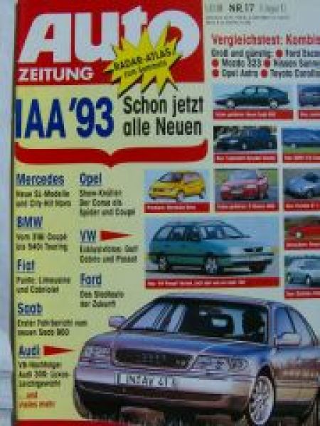 Auto Zeitung 17/1993