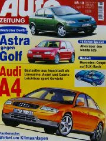 Auto Zeitung 18/1997 Lancia k Coupè 3.0,Volvo V40 Dauertest,