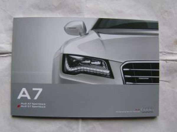 Audi A7 Sportback +S7 +exclusive +S line April 2013 NEU