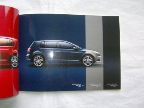 VW Golf VII +Trendline +Comfortline +Highline November 2012