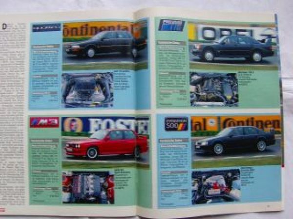 Auto Zeitung 8/1991 Mazda 121, Ford Scorpio 24V,BMW M3 Evo E30,