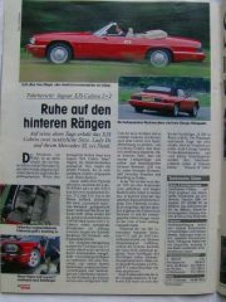 Auto Zeitung 12/1993 Mazda MX-6 vs. Ford Probe,C-Klasse W202,