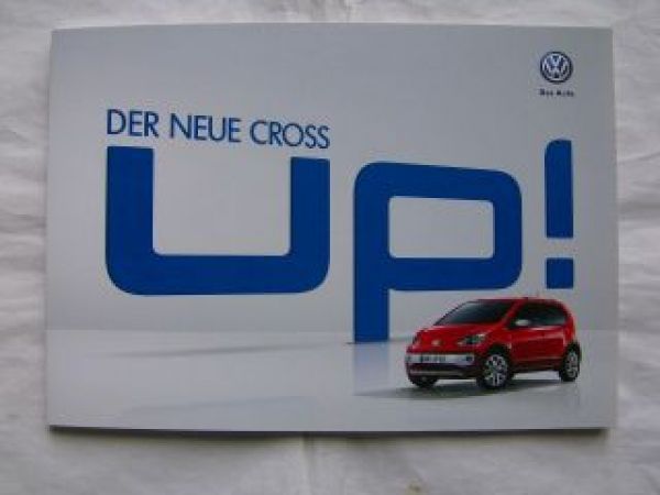 VW Cross up! Prospektmappe April 2013 NEU