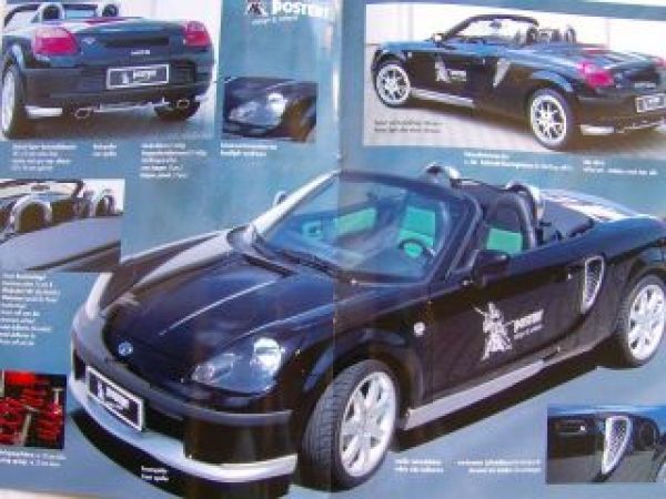 Postert Toyota MR2 Roadster W3 +Preisliste Mai 2000