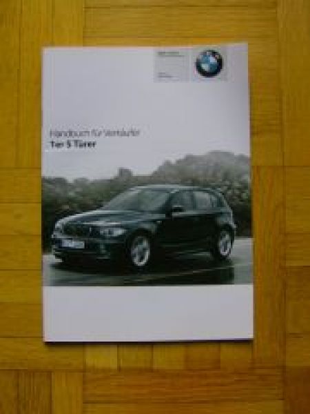 BMW Handbuch für Verkäufer 1er E87 5türer intern 3/2007