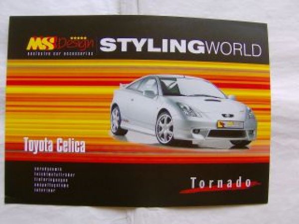 MS Design Tornado Toyota Celica Prospektblatt