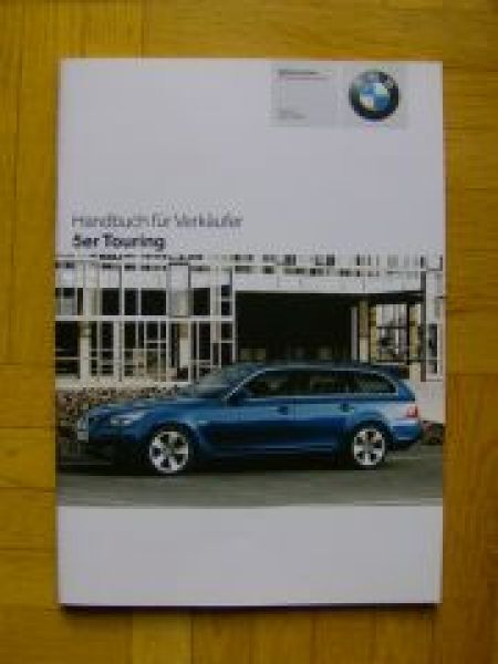 BMW Handbuch für Verkäufer 5er E61 Touring 3/2007 intern