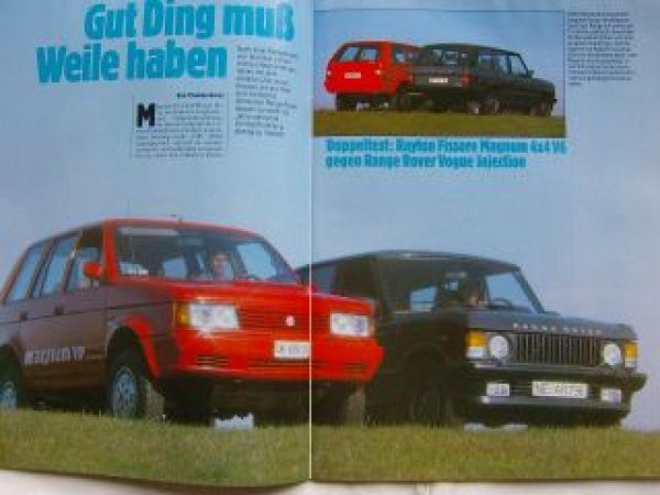 Off Road 1/1987 Nr.100 Subaru Libero 1200 Kat,Super Justy 1200