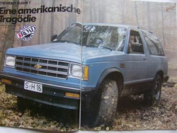 Off Road 4/1984 Chevrolet Blazer T, Peugeot 504 Dangel Pickup 4x