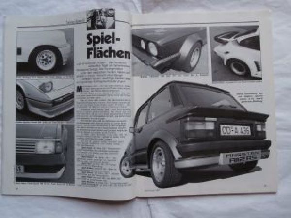 sport auto 5/1983 Koenig Lamborghini Countach,VW Golf GTi Kamei