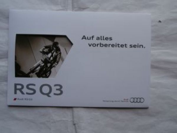 Audi RS Q3 Prospekt März 2013 NEU Rarität