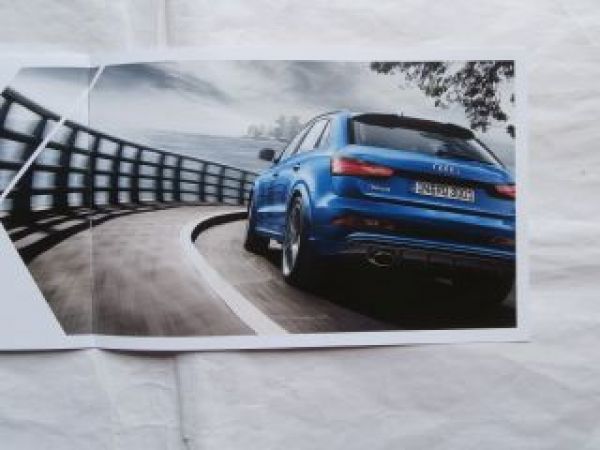 Audi RS Q3 Prospekt März 2013 NEU Rarität