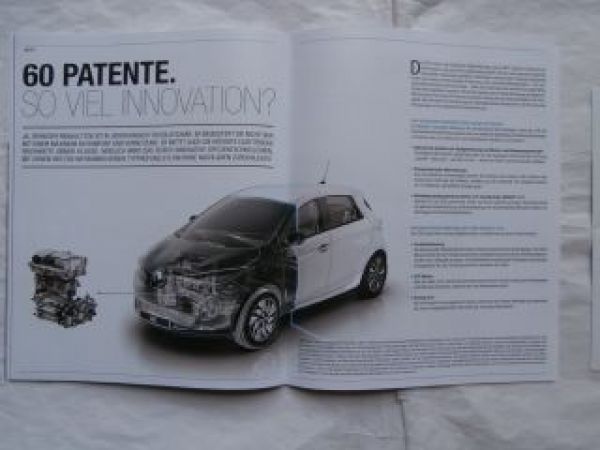 Renault Zoe ZE Prospekt Juni 2013 NEU
