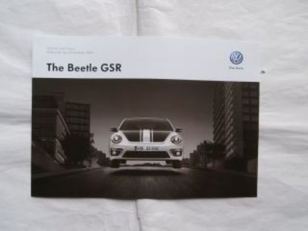 VW The Beetle GSR 6.Juni 2013 NEU