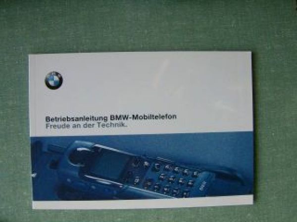 BMW Mobiltelefon Anleitung 9/1998 NEU