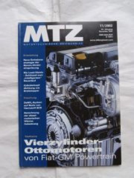 MTZ 11/2003 Vierzylinder Ottomotoren Fiat GM Powertrain