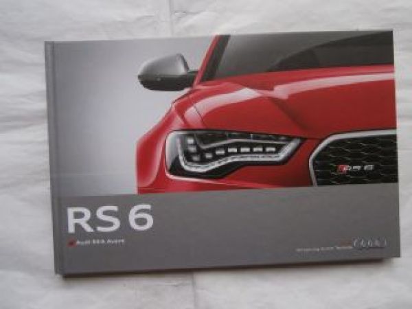 Audi RS 6 Avant Buch Prospekt März 2013 +Preisliste NEU