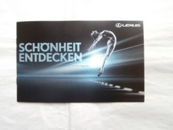 Lexus IS 300h Prospektflyer Juli 2013 NEU Rarität