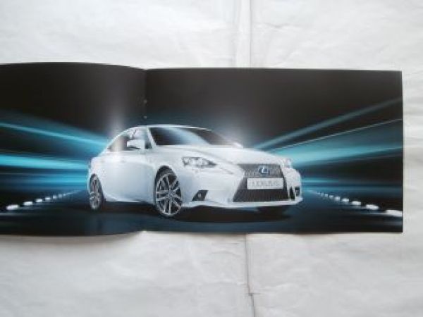Lexus IS 300h Prospektflyer Juli 2013 NEU Rarität