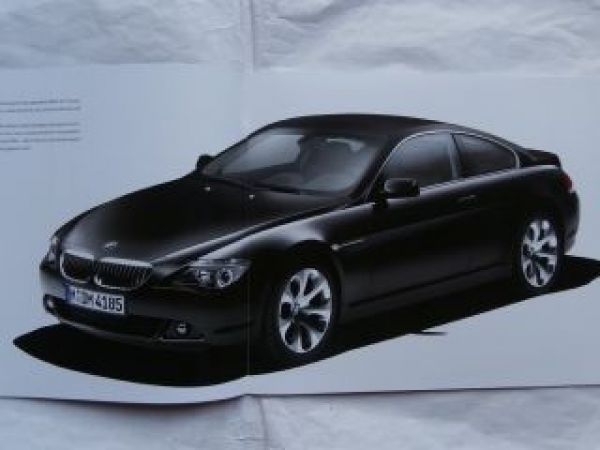 BMW 645Ci Coupé E63 September 2003 +Preisliste SCHWEIZ