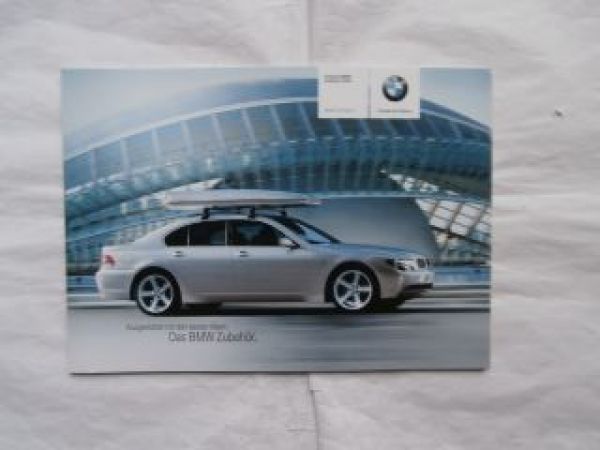 BMW 7er Reihe E65 E66 Zubehör Prospekt Dezember 2003 NEU