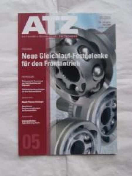 ATZ 5/2006 Neue Gleichlauf-Festgelenke für den Frontantrieb,Gleitlager