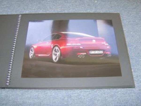 BMW Fotomappe M6 Coupe E63 intern Vorstellung