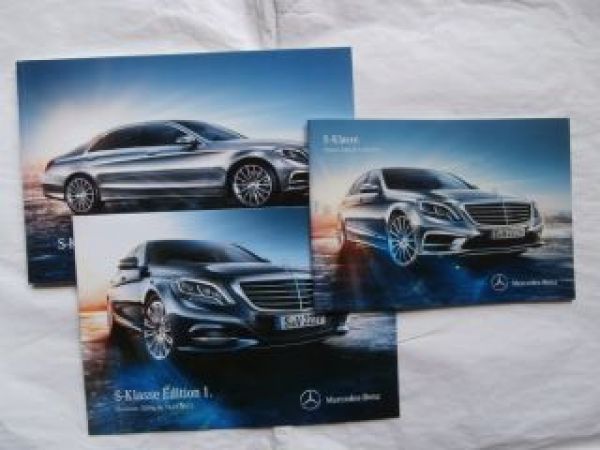 Mercedes Benz S-Klasse W222 Mappe +Designskizze NEU
