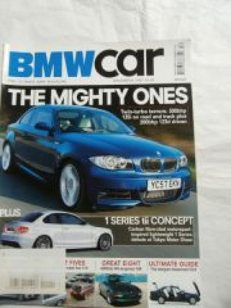 BMW Car 12/2007 E34 Ultimate Guide, M8 E31,Mini Clubman,