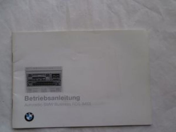 Autoradio BMW Business RDS (MID) März 1994 Rarität