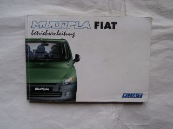 Fiat Multipla Betriebsanleitung September 1998