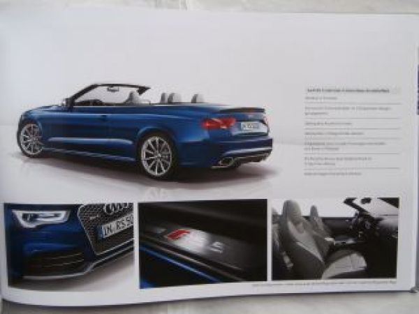 Audi RS5 Coupé +Cabriolet Buch April 2013 NEU