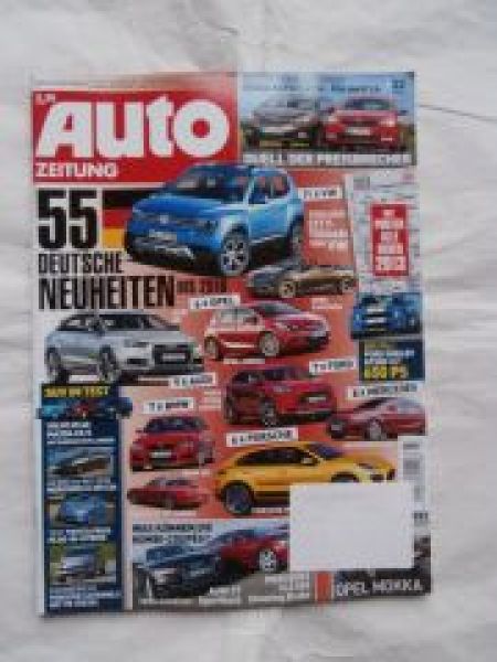 Auto Zeitung 23/2012 McLaren MP4-12C Spider,911 C4 (991),