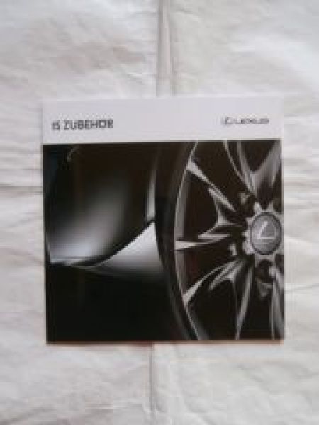 Lexus IS Zubehör Prospekt Mai 2013 NEU