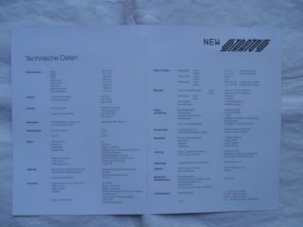 New Stratos Poster A3 Format NEU Rarität