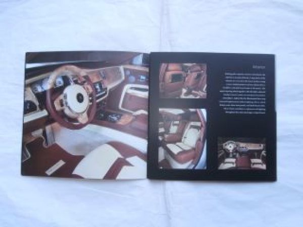 Mansory Rolls-Royce White Ghost Limited Edition Brochure