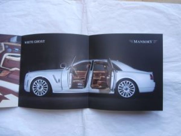 Mansory Rolls-Royce White Ghost Limited Edition Brochure
