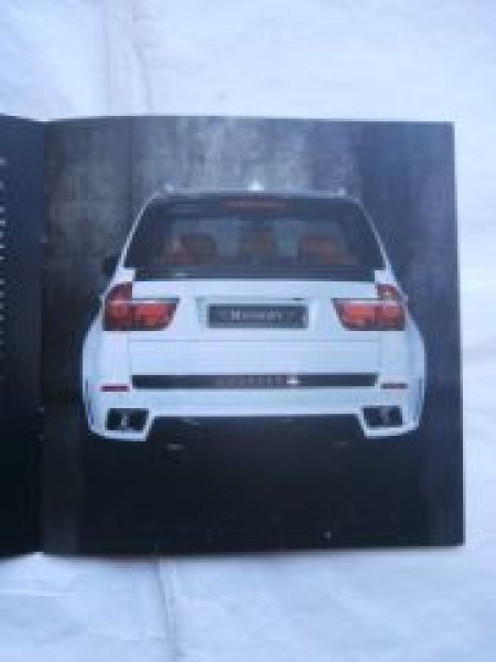 Mansory BMW X5 E70 Programm Prospekt Brochure Rarität NEU