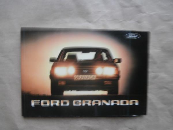 Ford Granada Betriebsanleitung 2.0-2.3V6-2.8V6 1982 +Ghia
