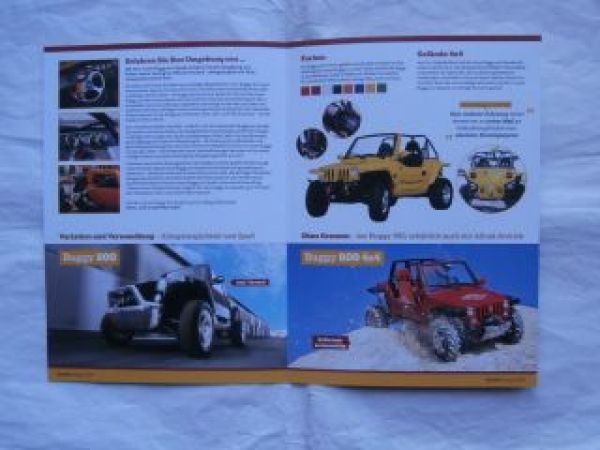Quadix Buggy 800 2WD 4WD Prospekt 2013 NEU