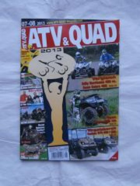 ATV & Quad Magazin 7/8 2013 VG: Adly Hurricane 400 vs. Aeon Cobr