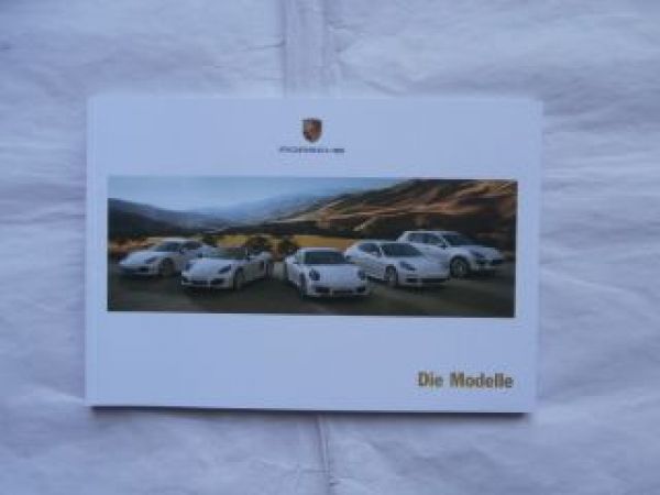 Porsche Die Modelle Programm Prospekt Juni 2013 NEU