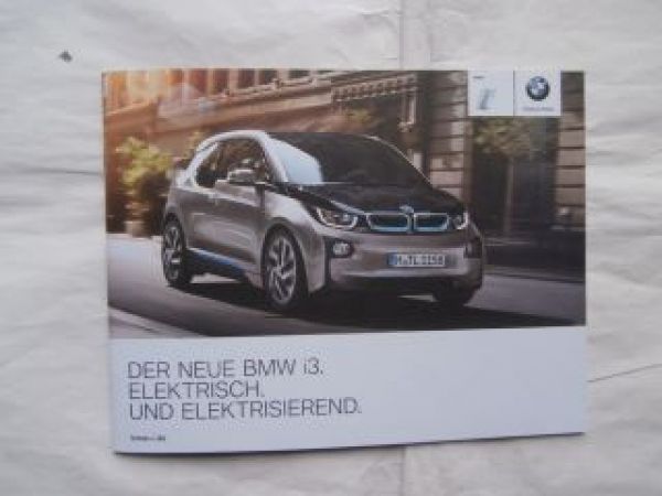 BMW i3 i01 Prospekt September 2013 NEU