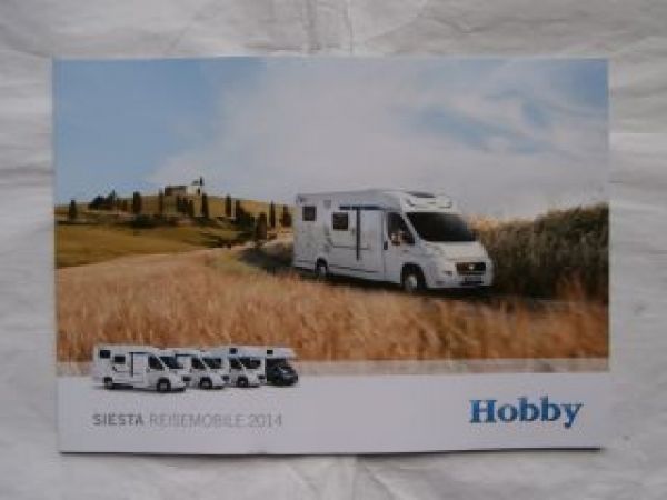 Hobby Siesta Reisemobile 2014 Van Alkoven Prospekt Juli 2013
