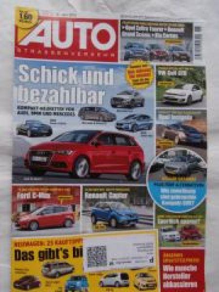 Auto Straßenverkehr 15/2013 Zafira Tourer vs. Grand Scénic vs. C