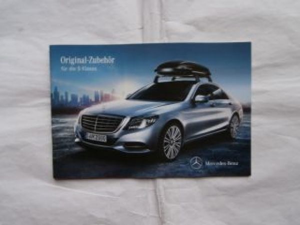 Mercedes Benz Original Zubehör S-Klasse W222 Juli 2013 NEU