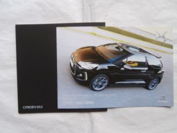 Citroen DS3 Cabrio Preisliste Juli 2013 NEU